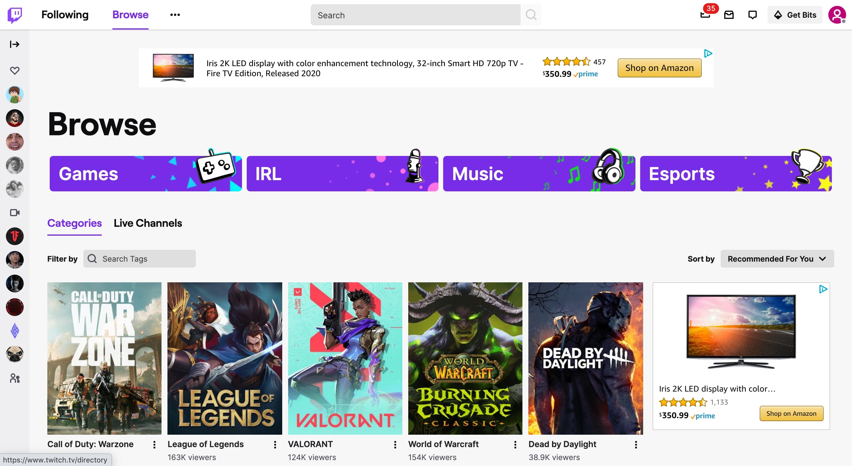 Advertising on Twitch is now easy from Amazon Advertising Console