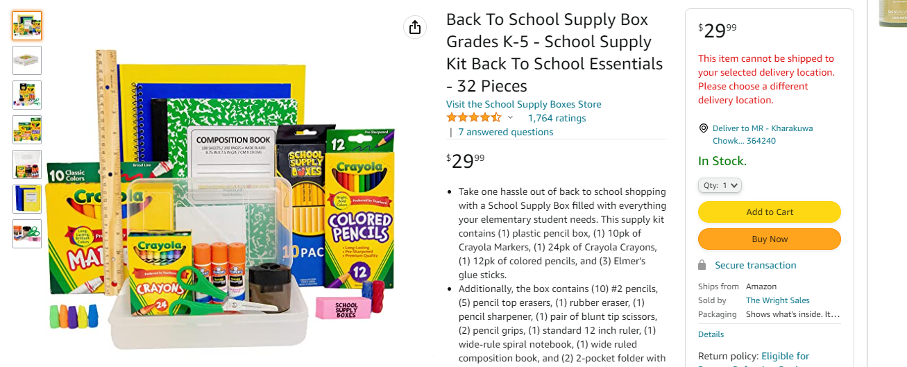 Amazon product listing optimization for back to school