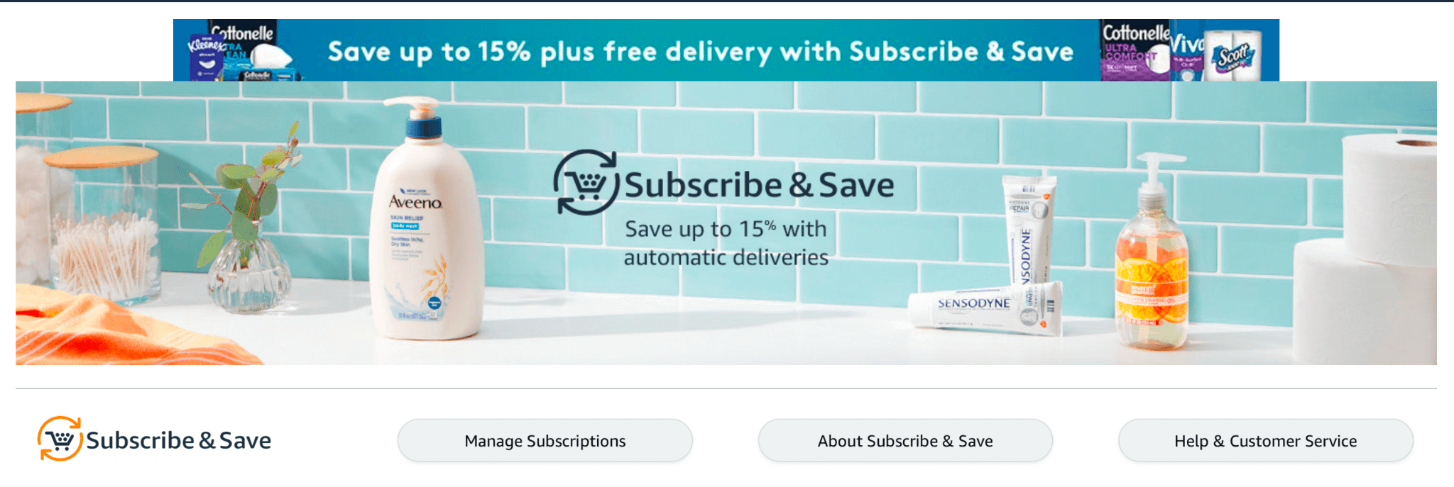 Offer a subscribe and save option